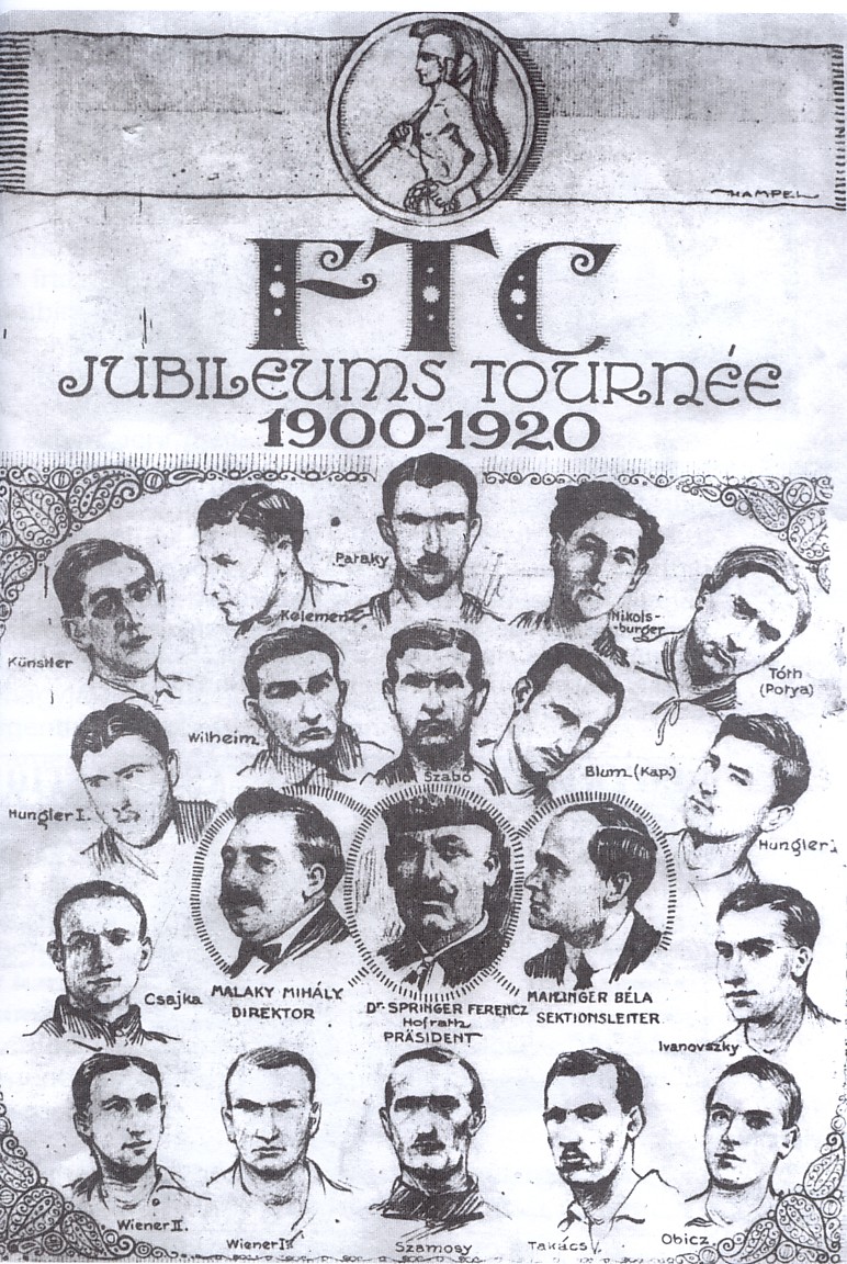 FTC Jubileumi turné 1900-1920