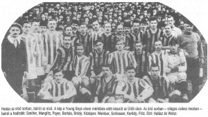 csapatkep_19110402_ftc_youngboys Győzelem a Young Boys ellen is