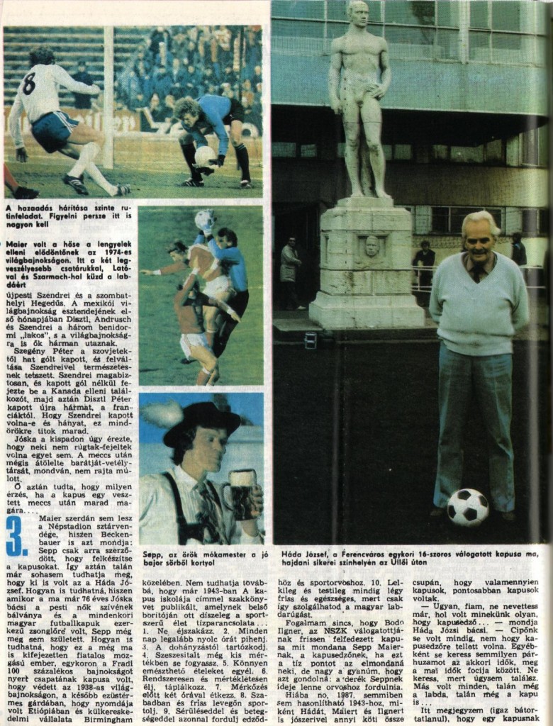 Lakat T. Károly a kapuslélek titkait kutatta Tempó, Fradi!