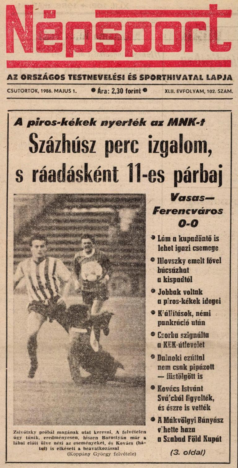 IFC 18.07.1987 FC Carl Zeiss Jena Vasas Budapest in Lobenstein InterToto Cup 
